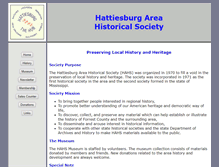 Tablet Screenshot of hahsmuseum.org